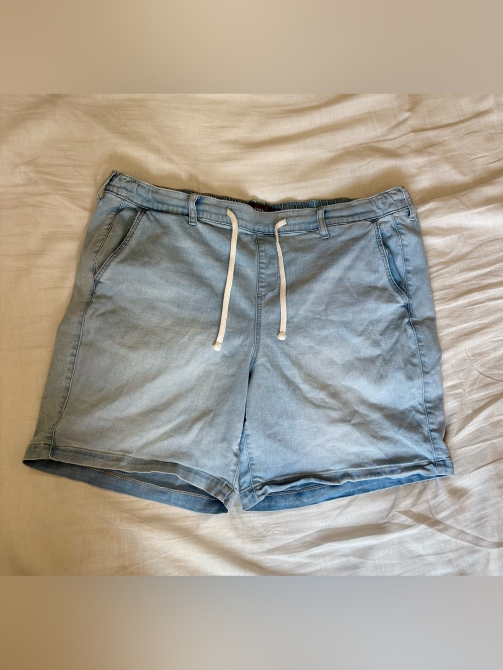 Torrid Light Blue Drawstring Shorts